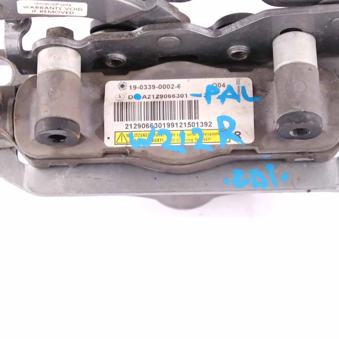  Bonnet Hinge Mercedes W204 W212 Right O/S Hood Pedestrian Protection Unit - SKU A2129066301-PAL - Part number A2129066301