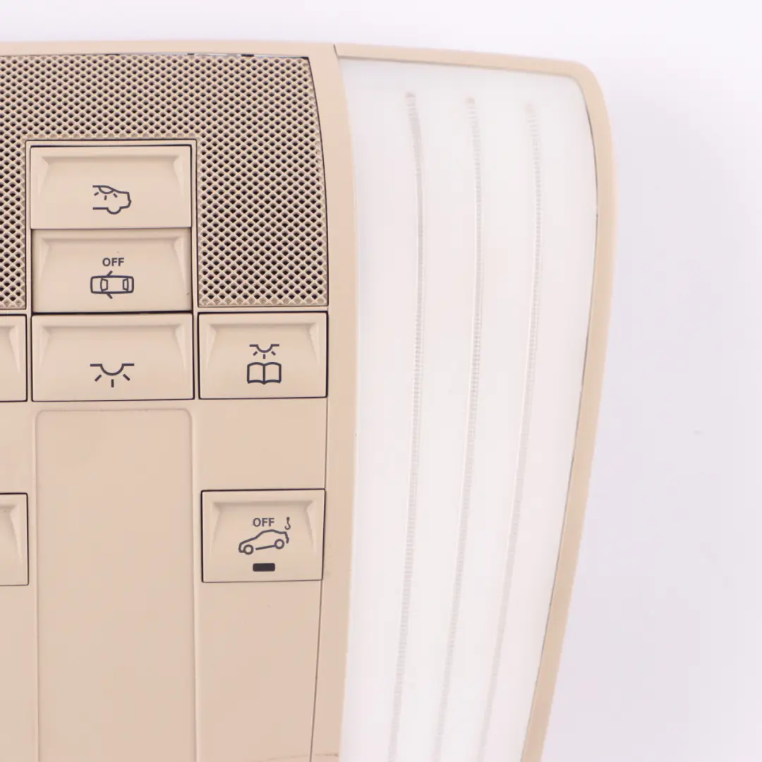 Roof Light Interior Front Reading Lamp Panel Beige to Mercedes W212 with Part number A2129066401 Mercedes W212 Roof Light Interior Front Reading Lamp Panel Beige - SKU A2129066401-2 - Part number A2129066401
