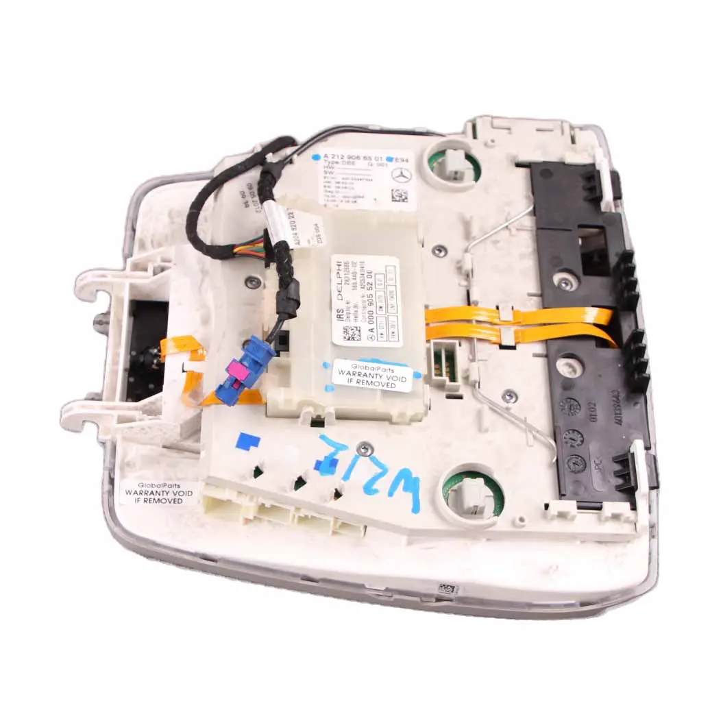  Roof Light Mercedes W212 Interior Lamp Front Panel Switch Grey - SKU A2129066501 - Part number A2129066501