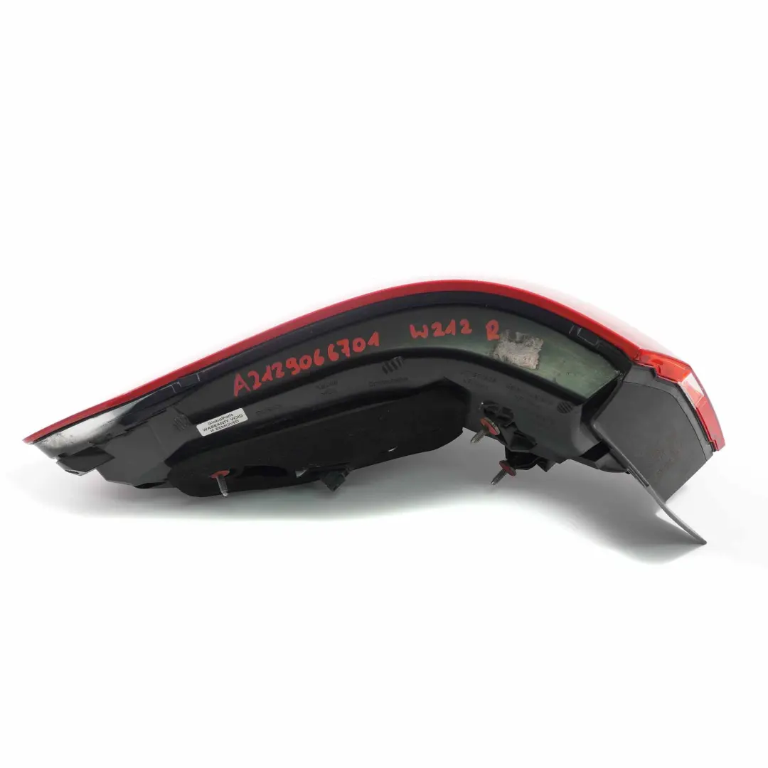 Mercedes W212 Saloon Rear Lamp Right O/S Tail Light Side Panel - SKU A2129066701 - Part number A2129066701
