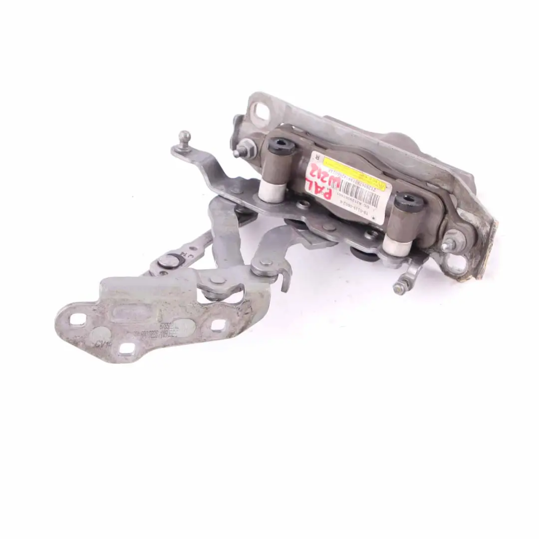 Bonnet Hinge Mercedes C207 W212 Right O/S Hood Pedestrian Protection Unit to with Part number A2129067801 Bonnet Hinge Mercedes C207 W212 Right O/S Hood Pedestrian Protection Unit - SKU A2129067801-PAL - Part number A2129067801