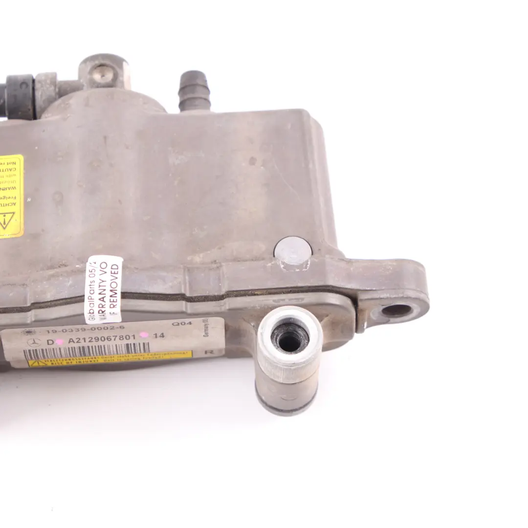 Hood Actuator Right O/S Bonnet Pedestrian Protection to Mercedes W212 with Part number A2129067801 Mercedes W212 Hood Actuator Right O/S Bonnet Pedestrian Protection - SKU A2129067801 - Part number A2129067801