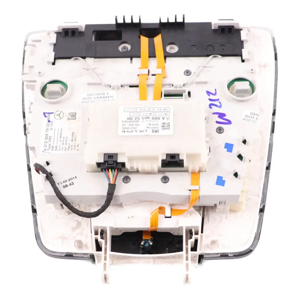 Mercedes W212 Lampa Podsufitki Oświetlenie Kabiny Panel Czarny - SKU A2129067902-1 - Numer Części A2129067902