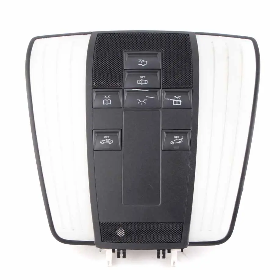 Mercedes W212 Feu toit Lampe lecture Panneau interrupteur intérieur Noir