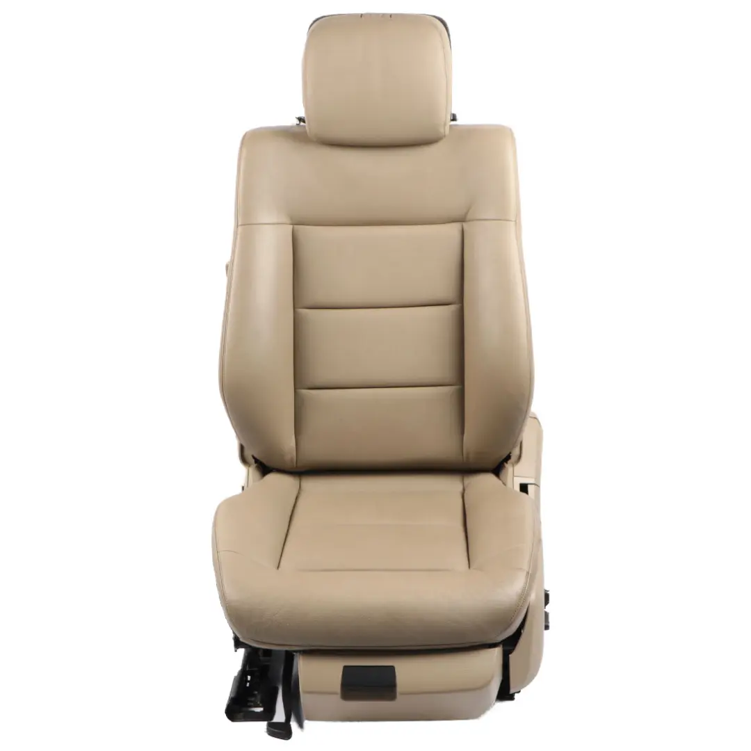 Mercedes W212 Vordersitz Lehne Bezug Links Heizung Leder Schwarz Anthrazit - SKU A2129100347 - Teilenummer A2129100347