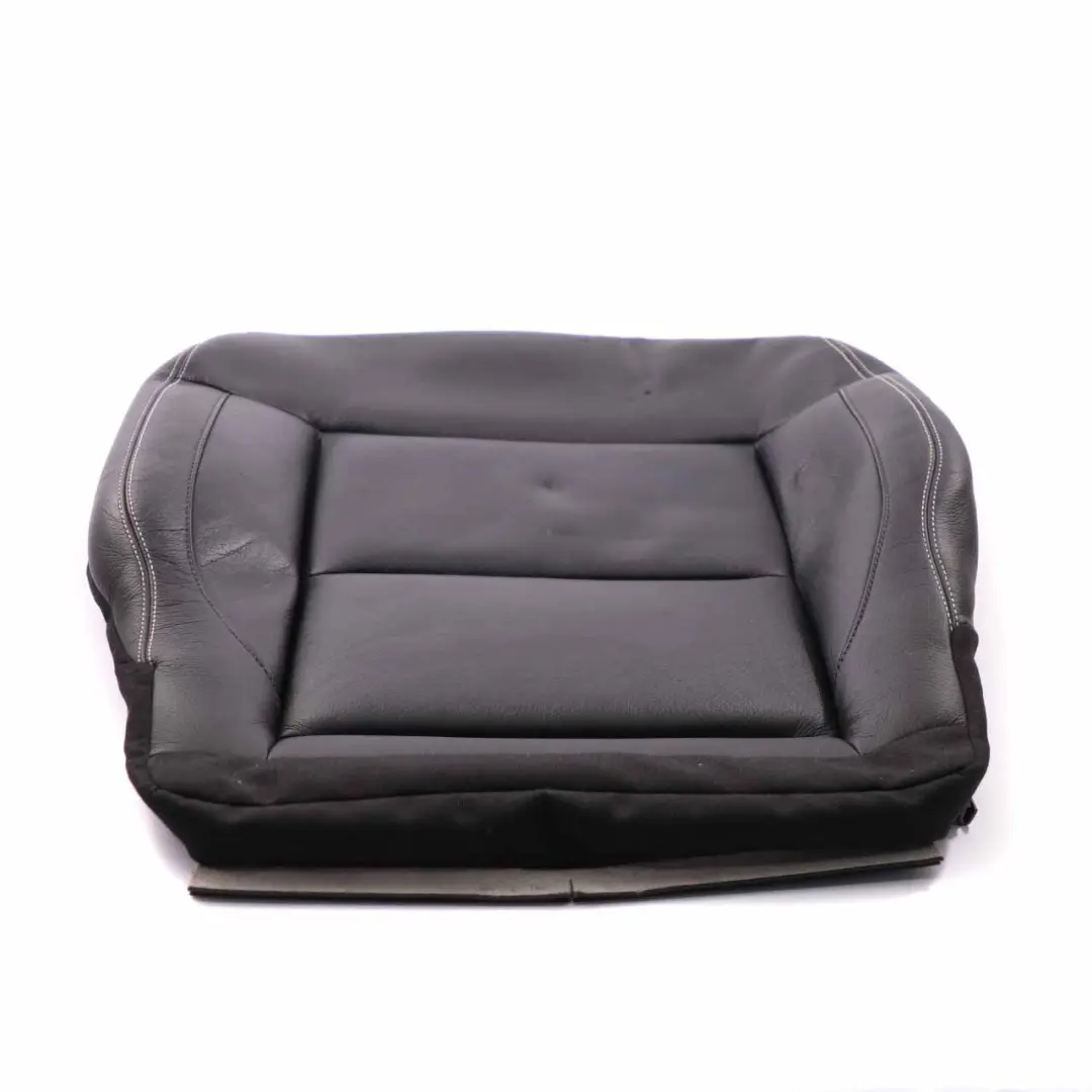 Coprisedile Anteriore Sinistro Rivestimento in Pelle Nero per Mercedes W212 con numero di parte A2129100546 Mercedes W212 Coprisedile Anteriore Sinistro Rivestimento in Pelle Nero - SKU A2129100546-3 - Numero di parte A2129100546