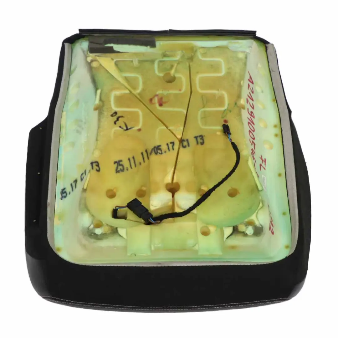 Mercedes W212 Housse de Siège Avant Gauche Chauffant Revêtement Cuir Noir - SKU A2129100546-4 - Numéro de pièce A2129100546