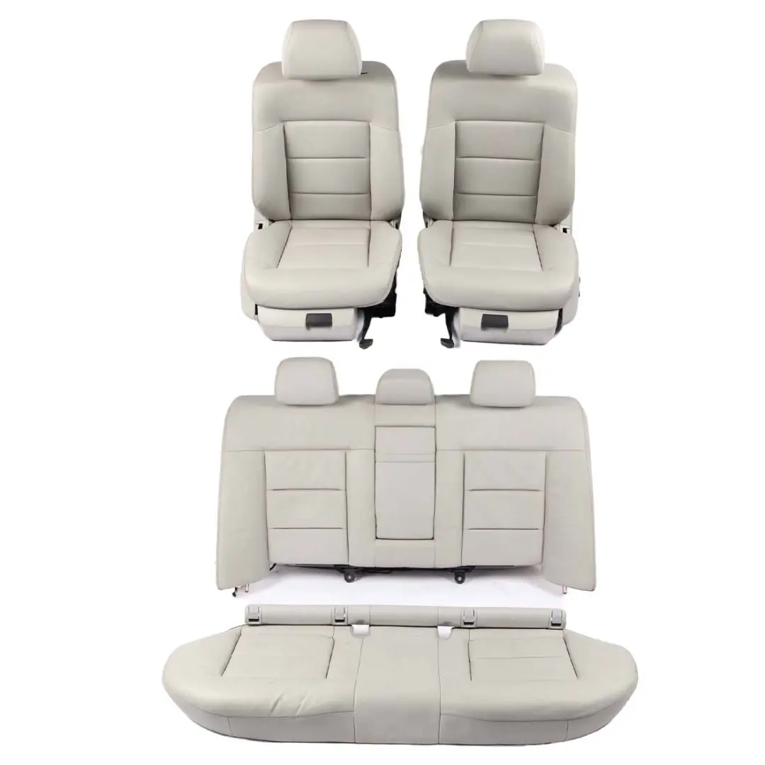 Leather Seats Mercedes W212 Heated Grey Interior Front Rear Seat with Door Cards to with Part number A2129100646 Leather Seats Mercedes W212 Heated Grey Interior Front Rear Seat with Door Cards - SKU A2129100646 - Part number A2129100646
