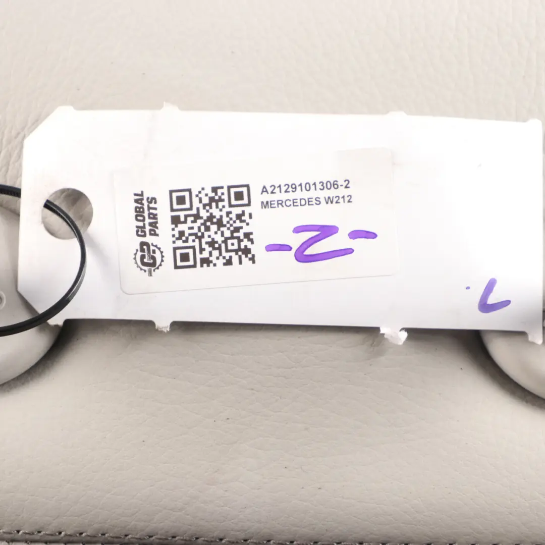 Front Seat Left N/S Electric Interior Leather Grey to Mercedes W212 with Part number A2129101306 Mercedes W212 Front Seat Left N/S Electric Interior Leather Grey - SKU A2129101306-2 - Part number A2129101306