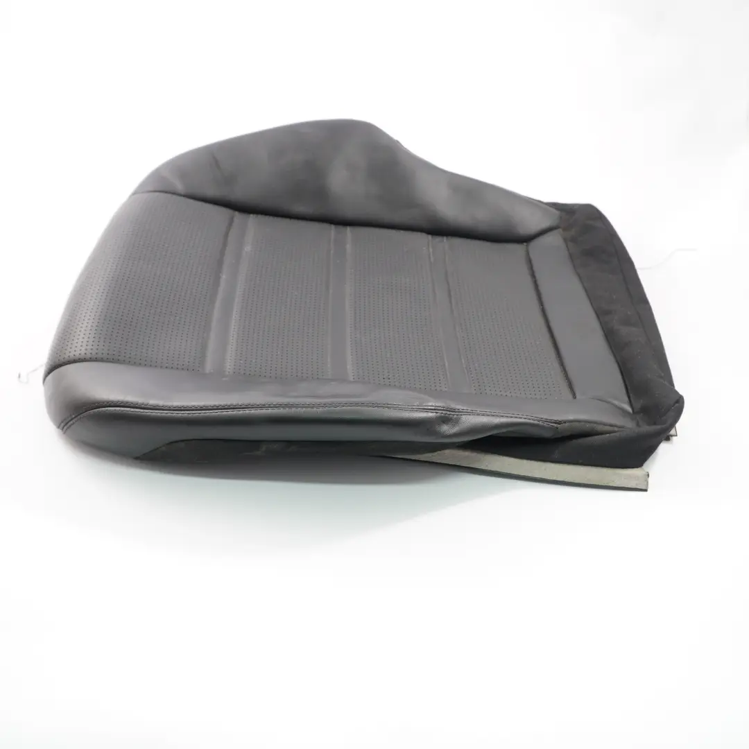 Mercedes W212 Seat Cover Front Left N/S Heated Sport Seat Leather Covering Black - SKU A2129106113 - Part number A2129106113