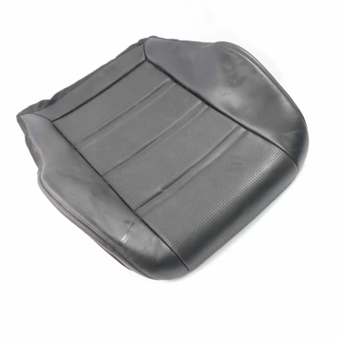 Mercedes W212 Vordersitz Bezug Links Heizung Leder Schwarz Anthrazit - SKU A2129106113 - Teilenummer A2129106113