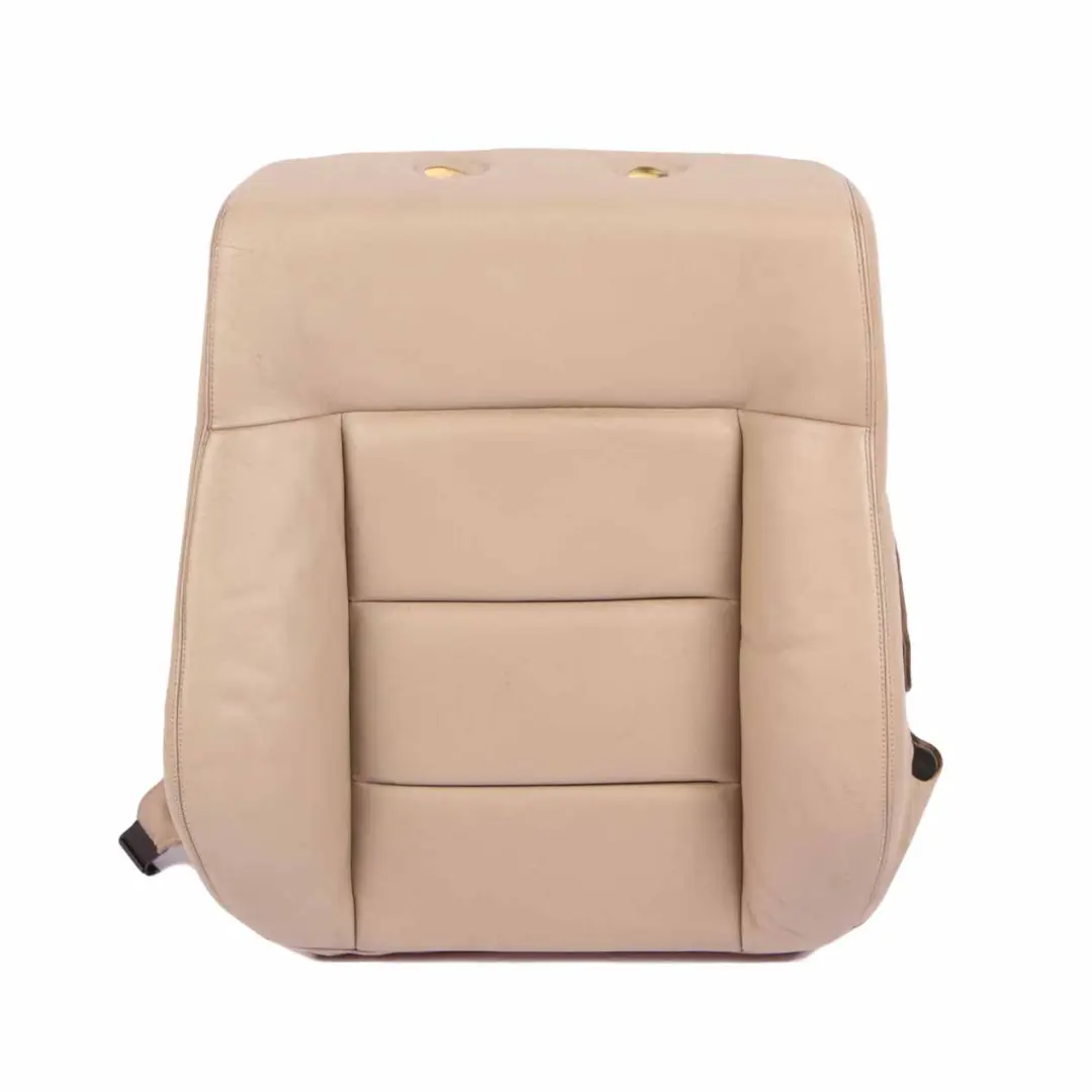 Backrest Front Heated Left N/S Covering Leather Beige to Mercedes W212 Seat with Part number A2129106147 Mercedes W212 Seat Backrest Front Heated Left N/S Covering Leather Beige - SKU A2129106147 - Part number A2129106147