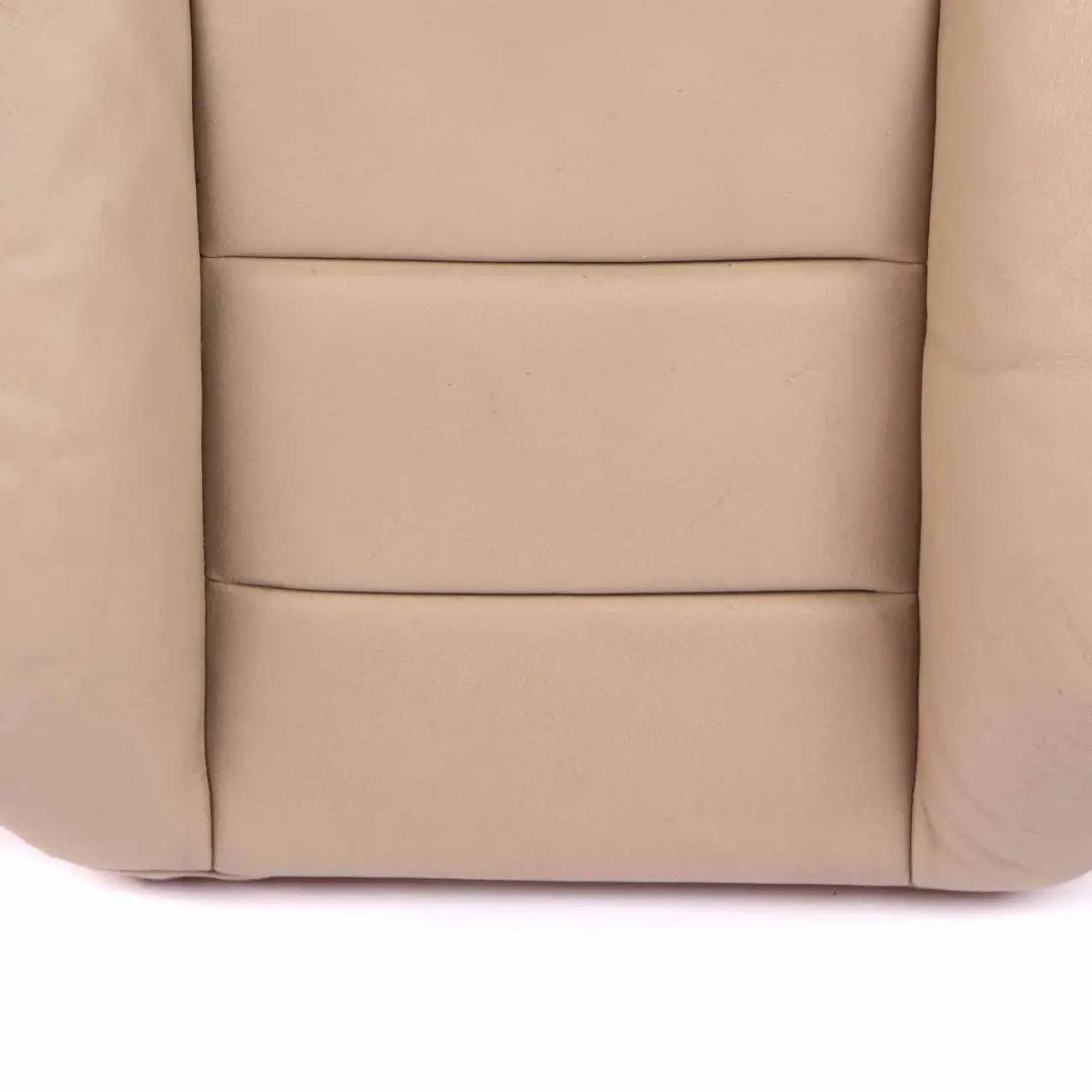 Backrest Front Heated Left N/S Covering Leather Beige to Mercedes W212 Seat with Part number A2129106147 Mercedes W212 Seat Backrest Front Heated Left N/S Covering Leather Beige - SKU A2129106147 - Part number A2129106147
