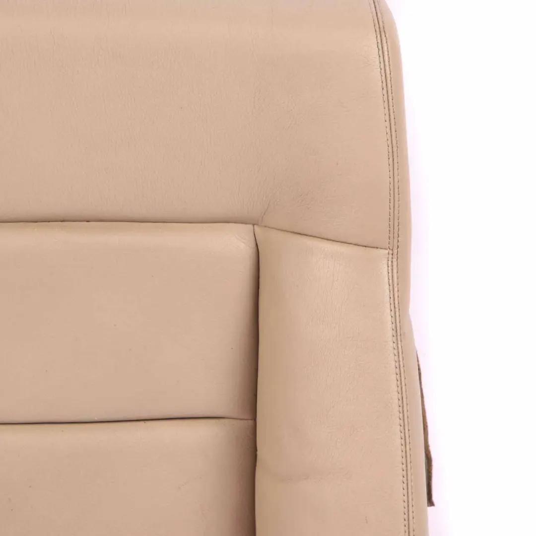 Mercedes W212 Seat Backrest Front Heated Left N/S Covering Leather Beige - SKU A2129106147 - Part number A2129106147