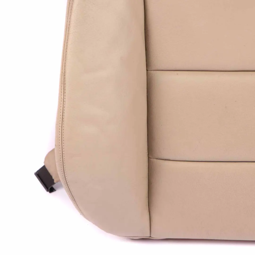 Backrest Front Heated Left N/S Covering Leather Beige to Mercedes W212 Seat with Part number A2129106147 Mercedes W212 Seat Backrest Front Heated Left N/S Covering Leather Beige - SKU A2129106147 - Part number A2129106147