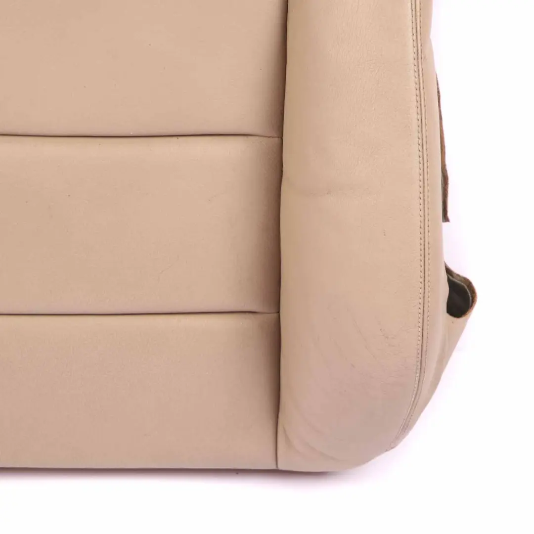 Backrest Front Heated Left N/S Covering Leather Beige to Mercedes W212 Seat with Part number A2129106147 Mercedes W212 Seat Backrest Front Heated Left N/S Covering Leather Beige - SKU A2129106147 - Part number A2129106147