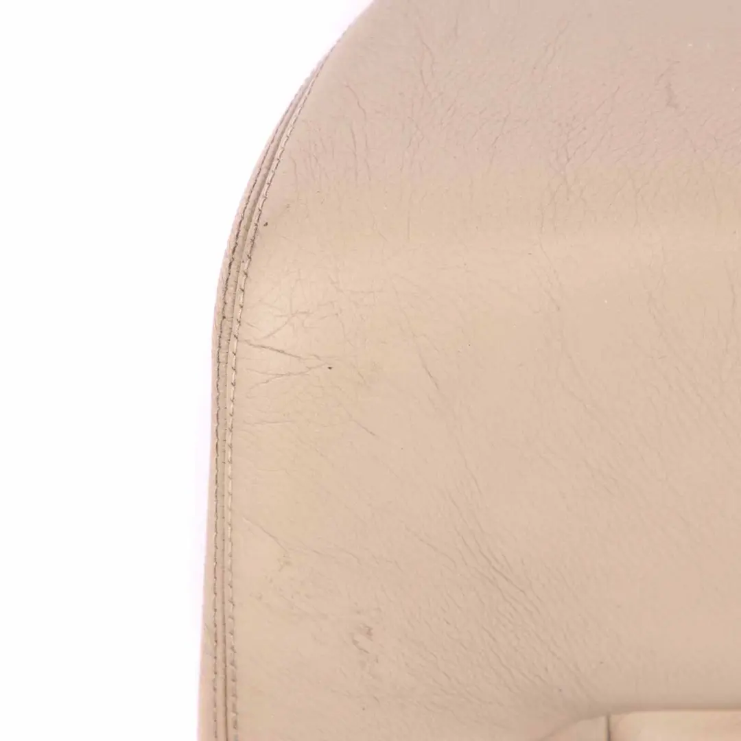 Backrest Front Heated Left N/S Covering Leather Beige to Mercedes W212 Seat with Part number A2129106147 Mercedes W212 Seat Backrest Front Heated Left N/S Covering Leather Beige - SKU A2129106147 - Part number A2129106147