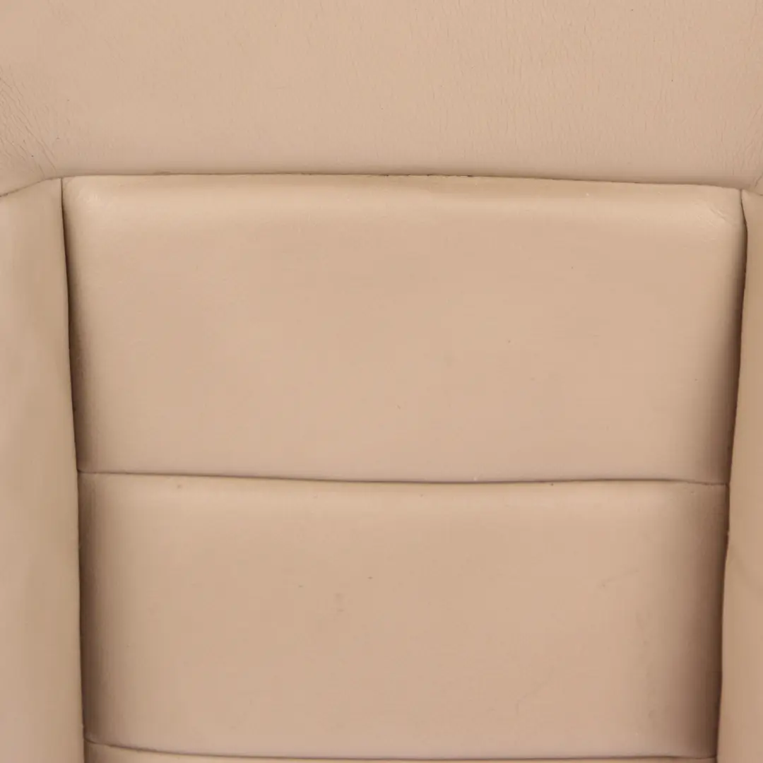 Backrest Front Heated Left N/S Covering Leather Beige to Mercedes W212 Seat with Part number A2129106147 Mercedes W212 Seat Backrest Front Heated Left N/S Covering Leather Beige - SKU A2129106147 - Part number A2129106147