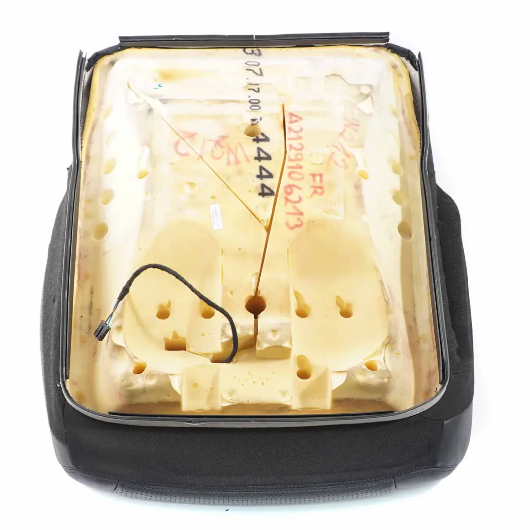 Mercedes W212 Housse de Siège Avant Droite Chauffant Revêtement Cuir Noir - SKU A2129106213 - Numéro de pièce A2129106213
