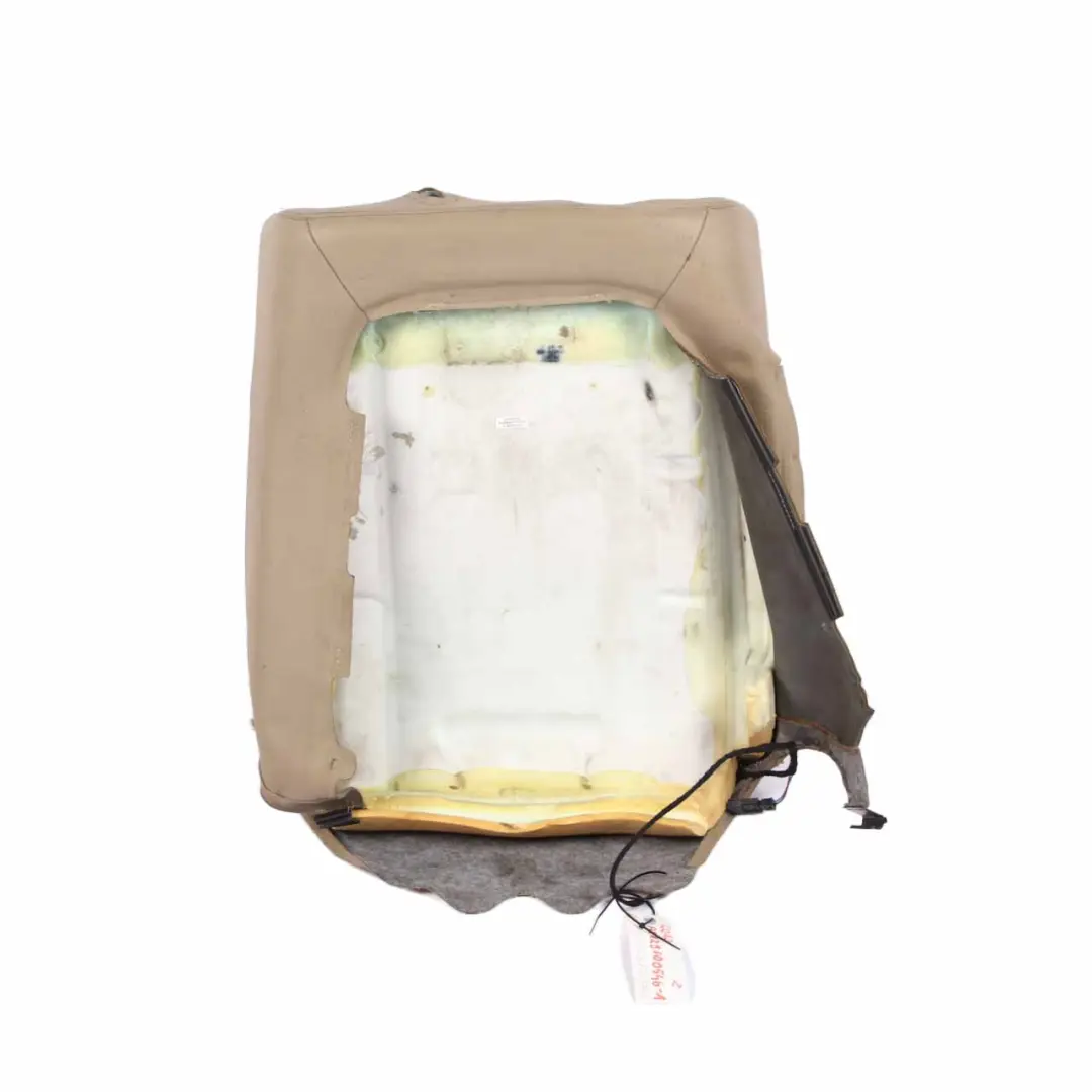 Backrest Front Heated Right O/S Covering Leather Beige to Mercedes W212 Seat with Part number A2129106247 Mercedes W212 Seat Backrest Front Heated Right O/S Covering Leather Beige - SKU A2129106247 - Part number A2129106247