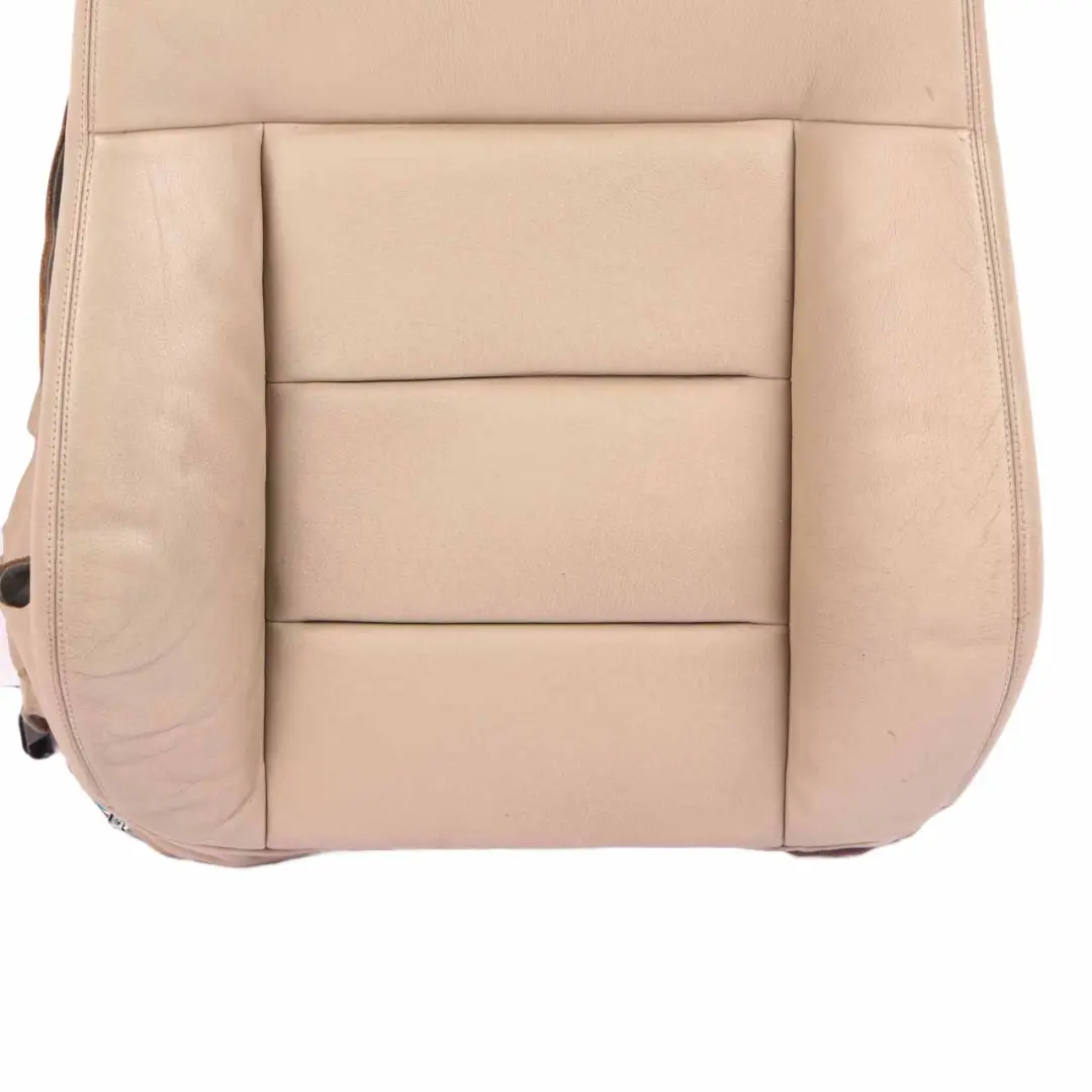 Backrest Front Heated Right O/S Covering Leather Beige to Mercedes W212 Seat with Part number A2129106247 Mercedes W212 Seat Backrest Front Heated Right O/S Covering Leather Beige - SKU A2129106247 - Part number A2129106247