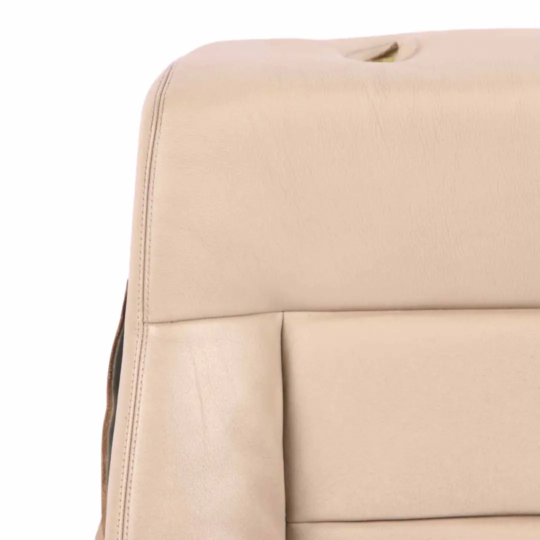 Backrest Front Heated Right O/S Covering Leather Beige to Mercedes W212 Seat with Part number A2129106247 Mercedes W212 Seat Backrest Front Heated Right O/S Covering Leather Beige - SKU A2129106247 - Part number A2129106247