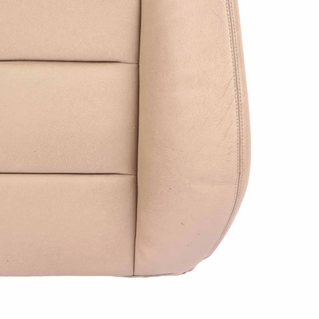 Backrest Front Heated Right O/S Covering Leather Beige to Mercedes W212 Seat with Part number A2129106247 Mercedes W212 Seat Backrest Front Heated Right O/S Covering Leather Beige - SKU A2129106247 - Part number A2129106247
