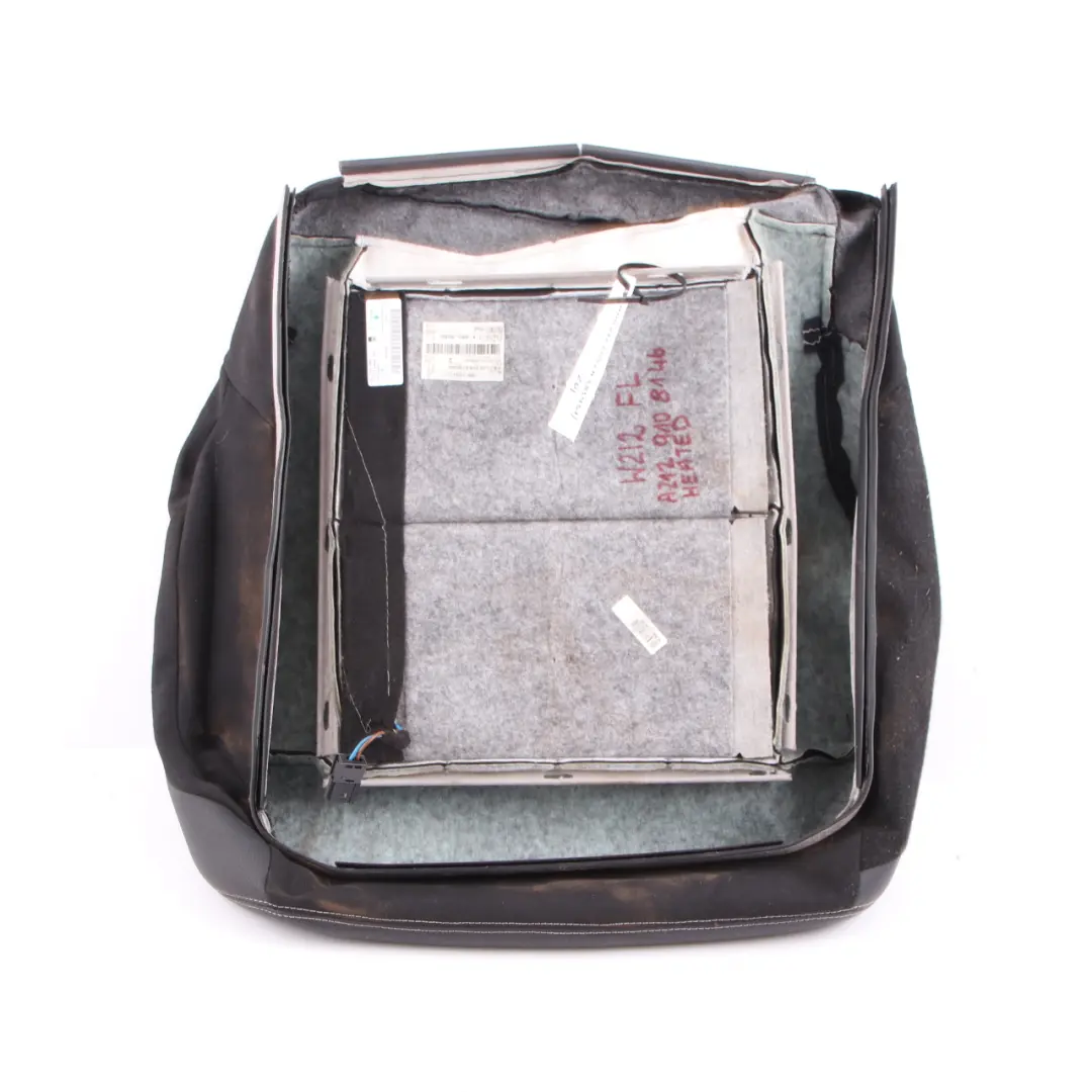 Mercedes W212 Front Seat Sport Heated Left N/S Covering Black Anthracite - SKU A2129108146 - Part number A2129108146