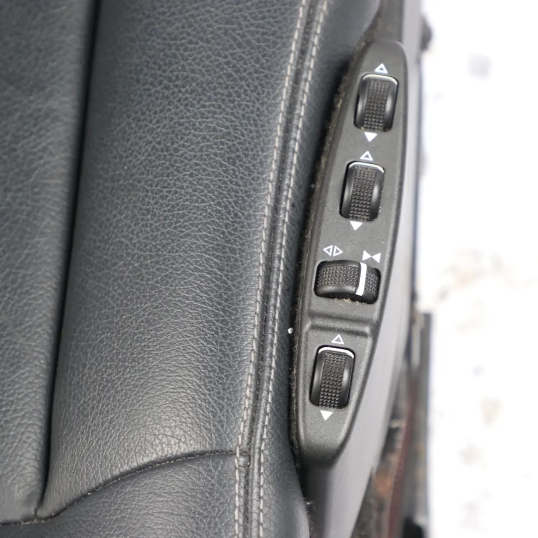 Mercedes W212 Front Seat Right O/S Heated Interior Leather Black - SKU A2129109805-1 - Part number A2129109805