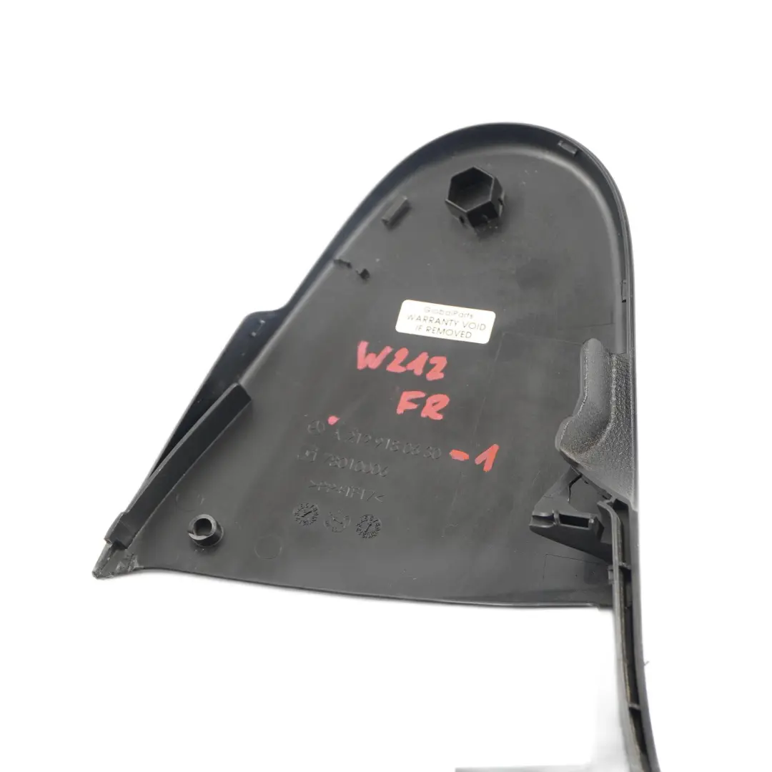 Trim Front Right O/S Panel Cover E-Class to Mercedes W212 Seat with Part number A2129180630 Mercedes W212 Seat Trim Front Right O/S Panel Cover E-Class - SKU A2129180630 - Part number A2129180630