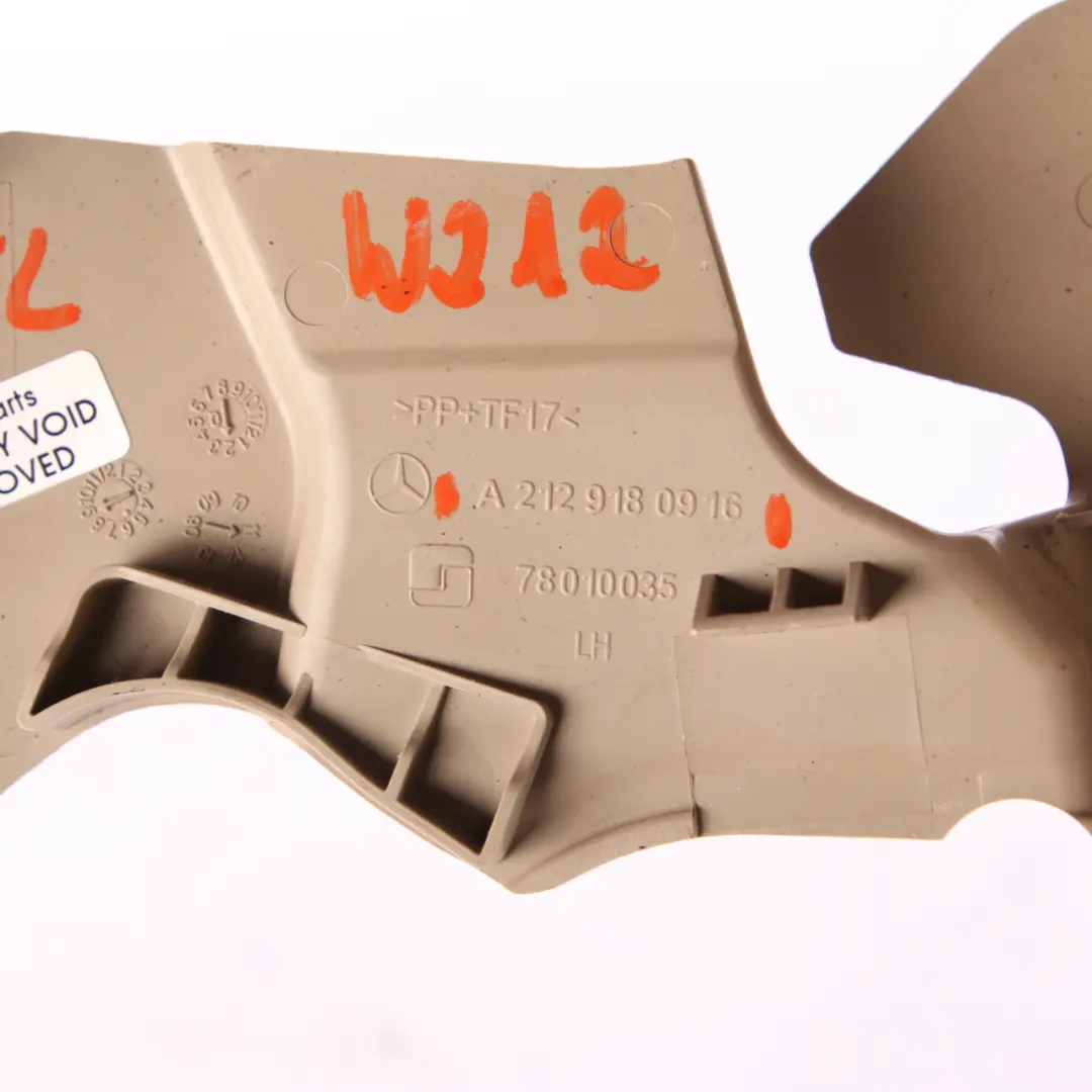 Trim Front Left N/S Panel Cover Beige E-Class to Mercedes W212 Seat with Part number A2129180916 Mercedes W212 Seat Trim Front Left N/S Panel Cover Beige E-Class - SKU A2129180916 - Part number A2129180916