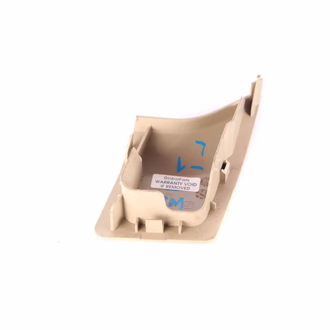 Belt Cover Mount Trim Front Left N/S Beige to Mercedes W212 Seat with Part number A2129181130 Mercedes W212 Seat Belt Cover Mount Trim Front Left N/S Beige - SKU A2129181130-1 - Part number A2129181130