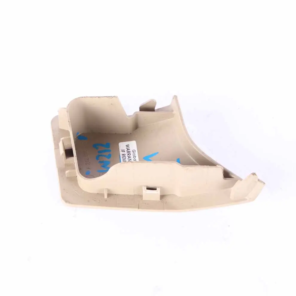 Belt Cover Mount Trim Front Left N/S Beige to Mercedes W212 Seat with Part number A2129181130 Mercedes W212 Seat Belt Cover Mount Trim Front Left N/S Beige - SKU A2129181130-1 - Part number A2129181130