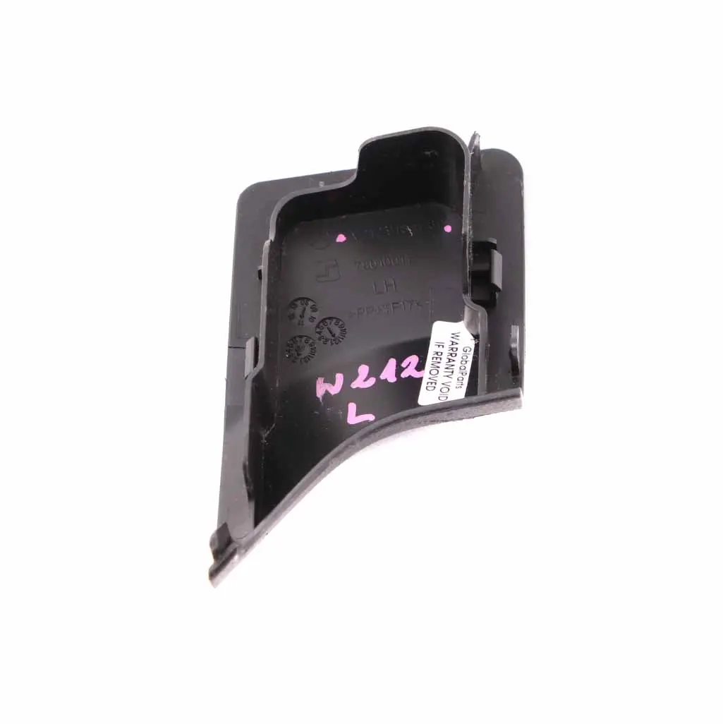 Mercedes W212 Couvercle de ceinture de sécurité avant gauche noir - SKU A2129181130 - Numéro de pièce A2129181130