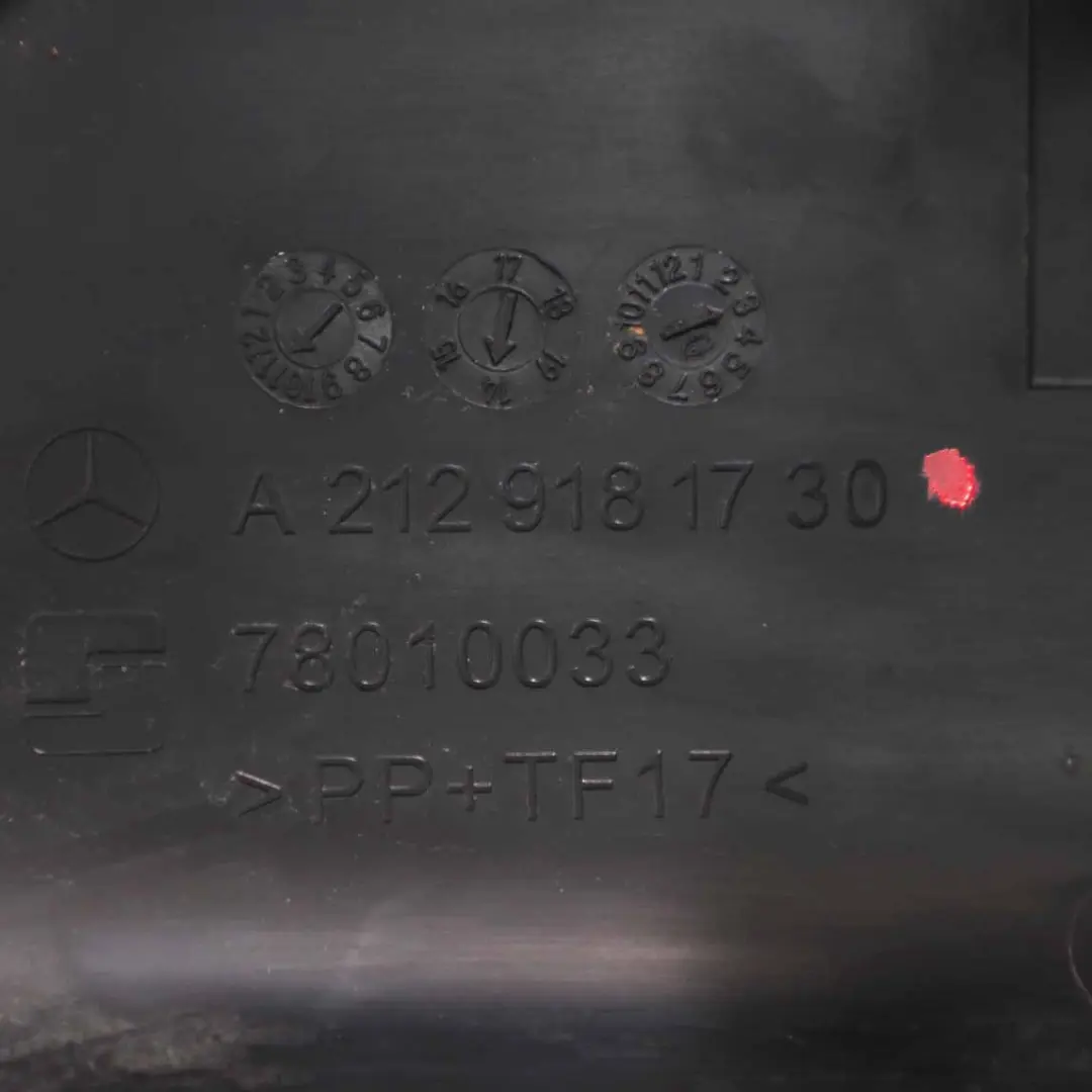 Trim Front Left N/S Switch Panel Cover E-Class to Mercedes W212 Seat with Part number A2129181730 Mercedes W212 Seat Trim Front Left N/S Switch Panel Cover E-Class - SKU A2129181730 - Part number A2129181730