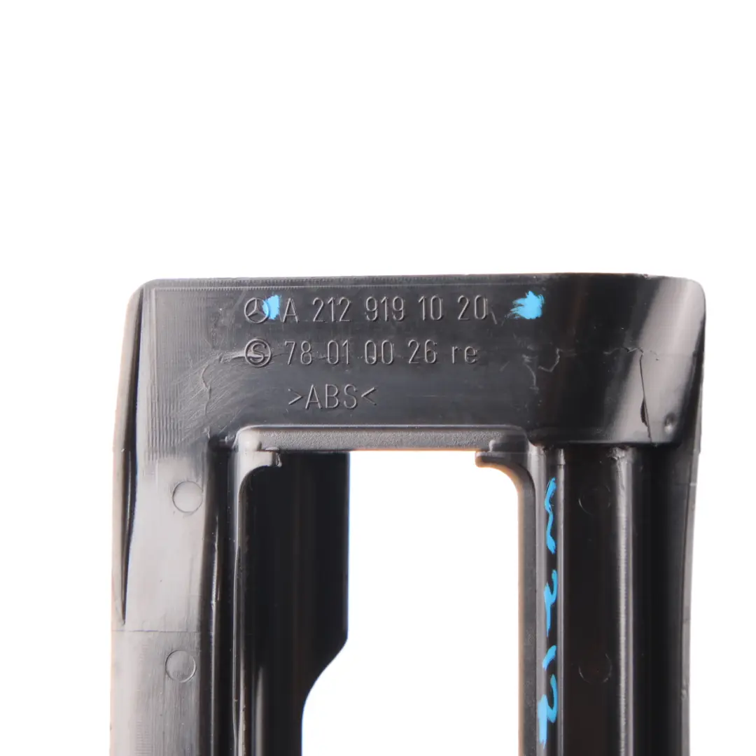 Rail Front Right O/S Trim Black to Mercedes W212 Seat Cover Seat with Part number A2129191020 Mercedes W212 Seat Cover Seat Rail Front Right O/S Trim Black - SKU A2129191020 - Part number A2129191020