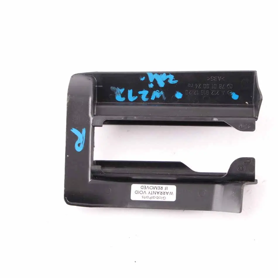 Front Seat Rail Cover Rear Right O/S Trim Panel Black to Mercedes W212 with Part number A2129191220 Mercedes W212 Front Seat Rail Cover Rear Right O/S Trim Panel Black - SKU A2129191220 - Part number A2129191220