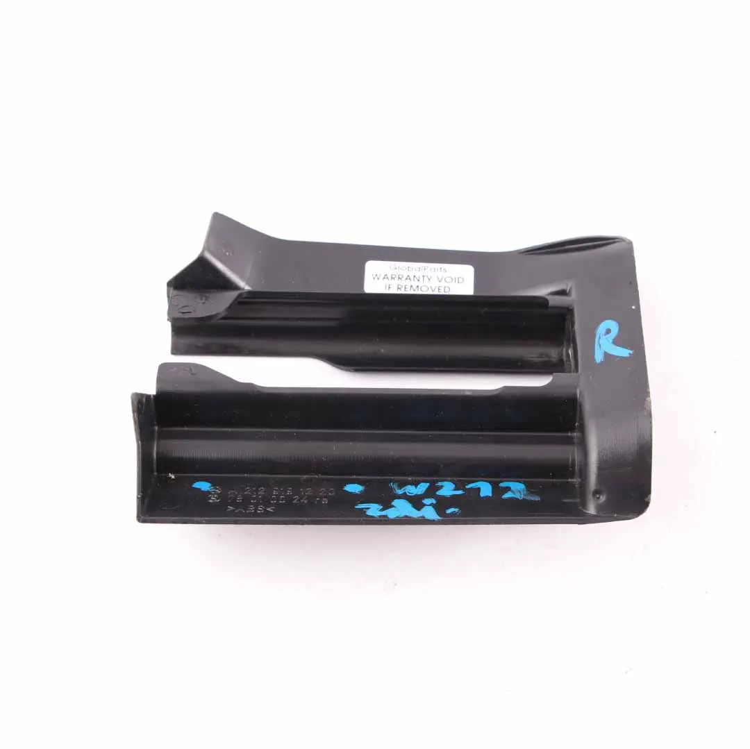 Front Seat Rail Cover Rear Right O/S Trim Panel Black to Mercedes W212 with Part number A2129191220 Mercedes W212 Front Seat Rail Cover Rear Right O/S Trim Panel Black - SKU A2129191220 - Part number A2129191220