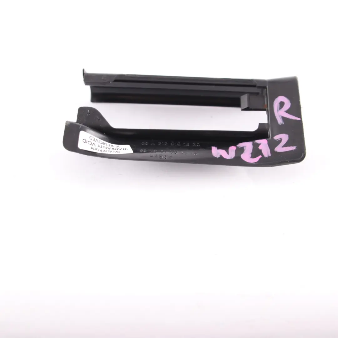 Mercedes W212 Seat Cover Rear Right O/S Guide Trim Black - SKU A2129191620 - Part number A2129191620