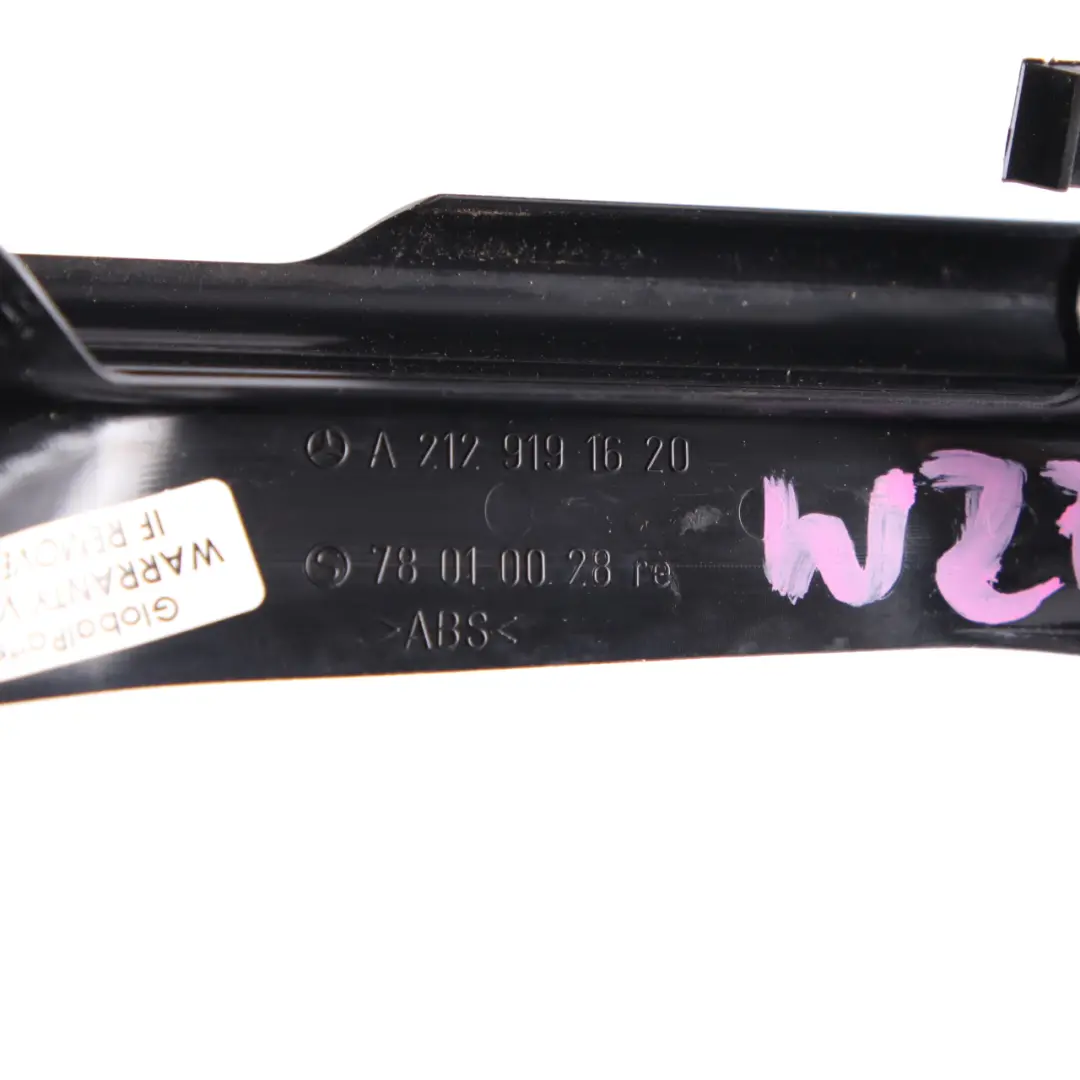 Right O/S Guide Trim Black to Mercedes W212 Seat Cover Rear with Part number A2129191620 Mercedes W212 Seat Cover Rear Right O/S Guide Trim Black - SKU A2129191620 - Part number A2129191620