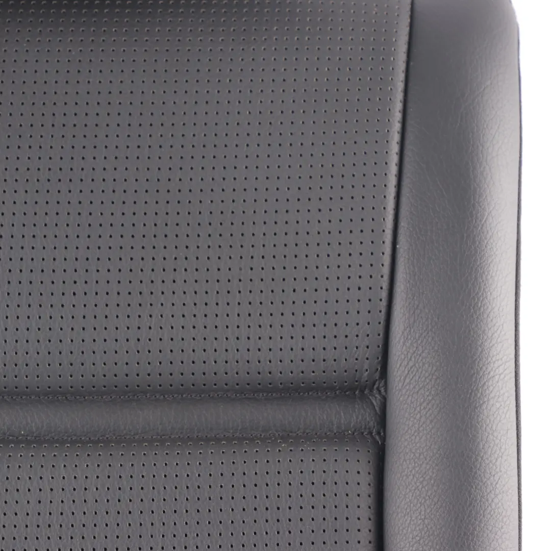 Backrest AMG Left N/S Rear Seat Back Cover Black Leather to Mercedes W212 Rear Seat with Part number A2129200535 Mercedes W212 Rear Seat Backrest AMG Left N/S Rear Seat Back Cover Black Leather - SKU A2129200535 - Part number A2129200535