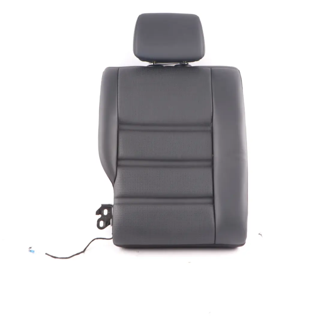 Backrest AMG Right O/S Rear Seat Cover Black Leather to Mercedes W212 Rear Seat with Part number A2129200735 Mercedes W212 Rear Seat Backrest AMG Right O/S Rear Seat Cover Black Leather - SKU A2129200735 - Part number A2129200735
