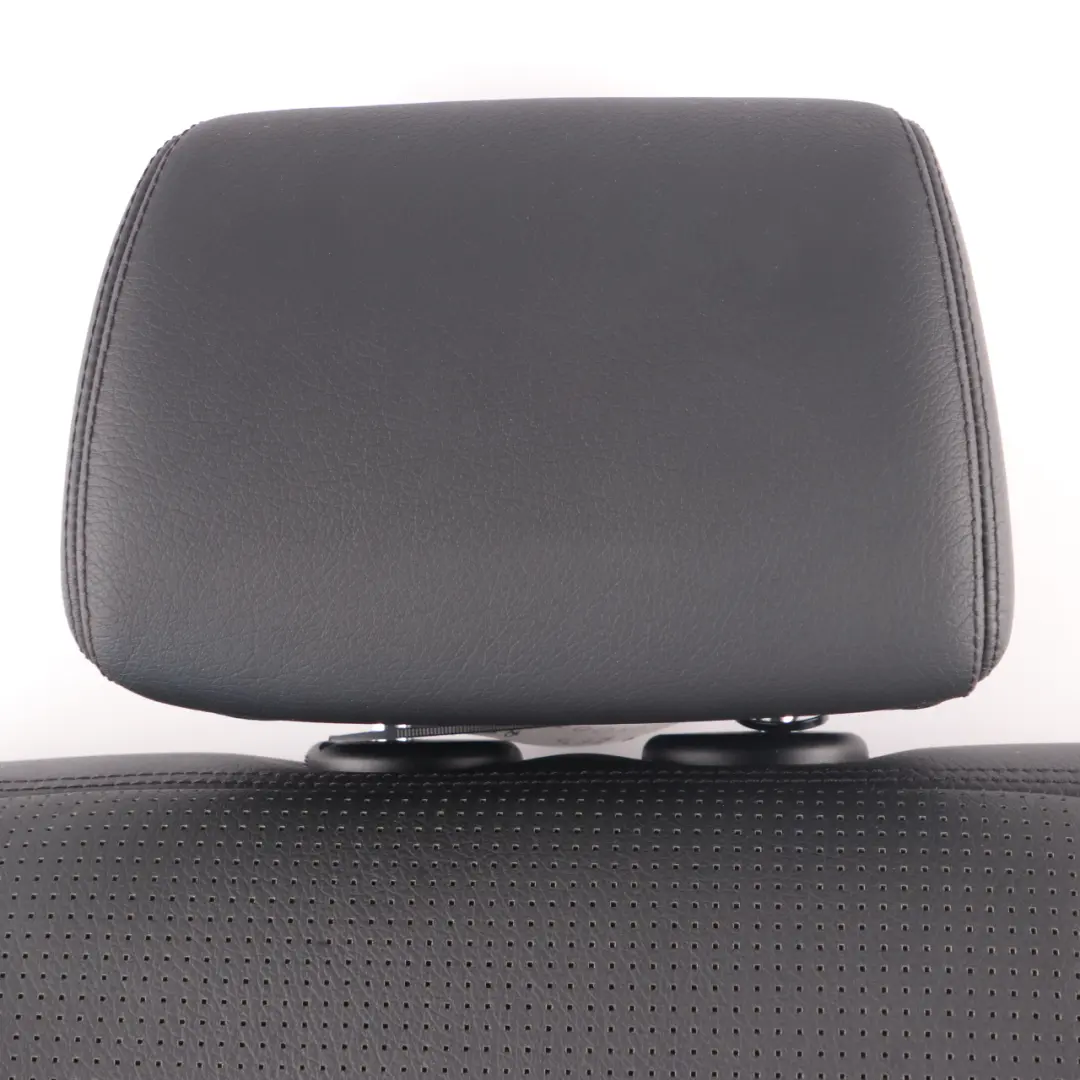 Backrest AMG Right O/S Rear Seat Cover Black Leather to Mercedes W212 Rear Seat with Part number A2129200735 Mercedes W212 Rear Seat Backrest AMG Right O/S Rear Seat Cover Black Leather - SKU A2129200735 - Part number A2129200735