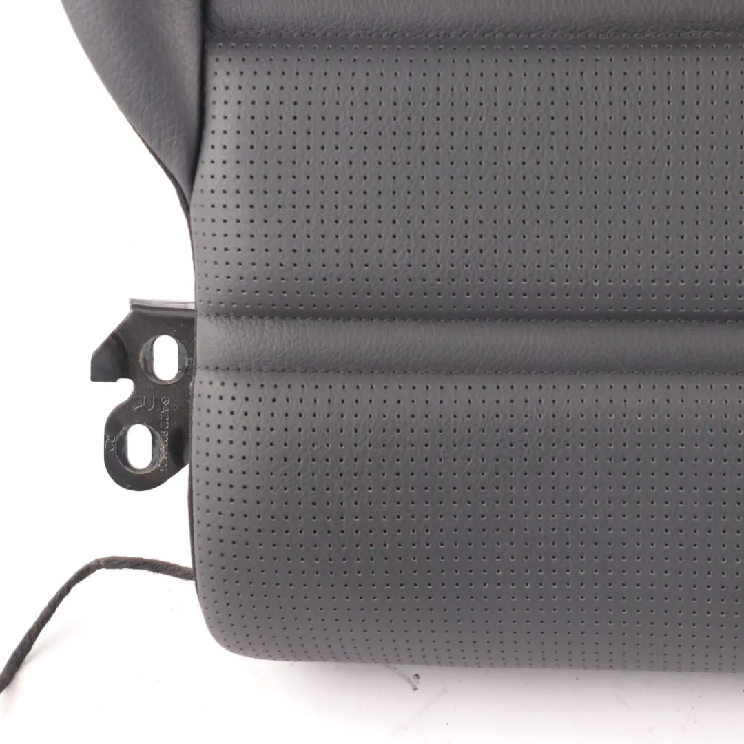 Backrest AMG Right O/S Rear Seat Cover Black Leather to Mercedes W212 Rear Seat with Part number A2129200735 Mercedes W212 Rear Seat Backrest AMG Right O/S Rear Seat Cover Black Leather - SKU A2129200735 - Part number A2129200735
