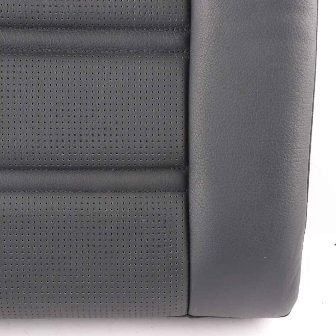 Backrest AMG Right O/S Rear Seat Cover Black Leather to Mercedes W212 Rear Seat with Part number A2129200735 Mercedes W212 Rear Seat Backrest AMG Right O/S Rear Seat Cover Black Leather - SKU A2129200735 - Part number A2129200735