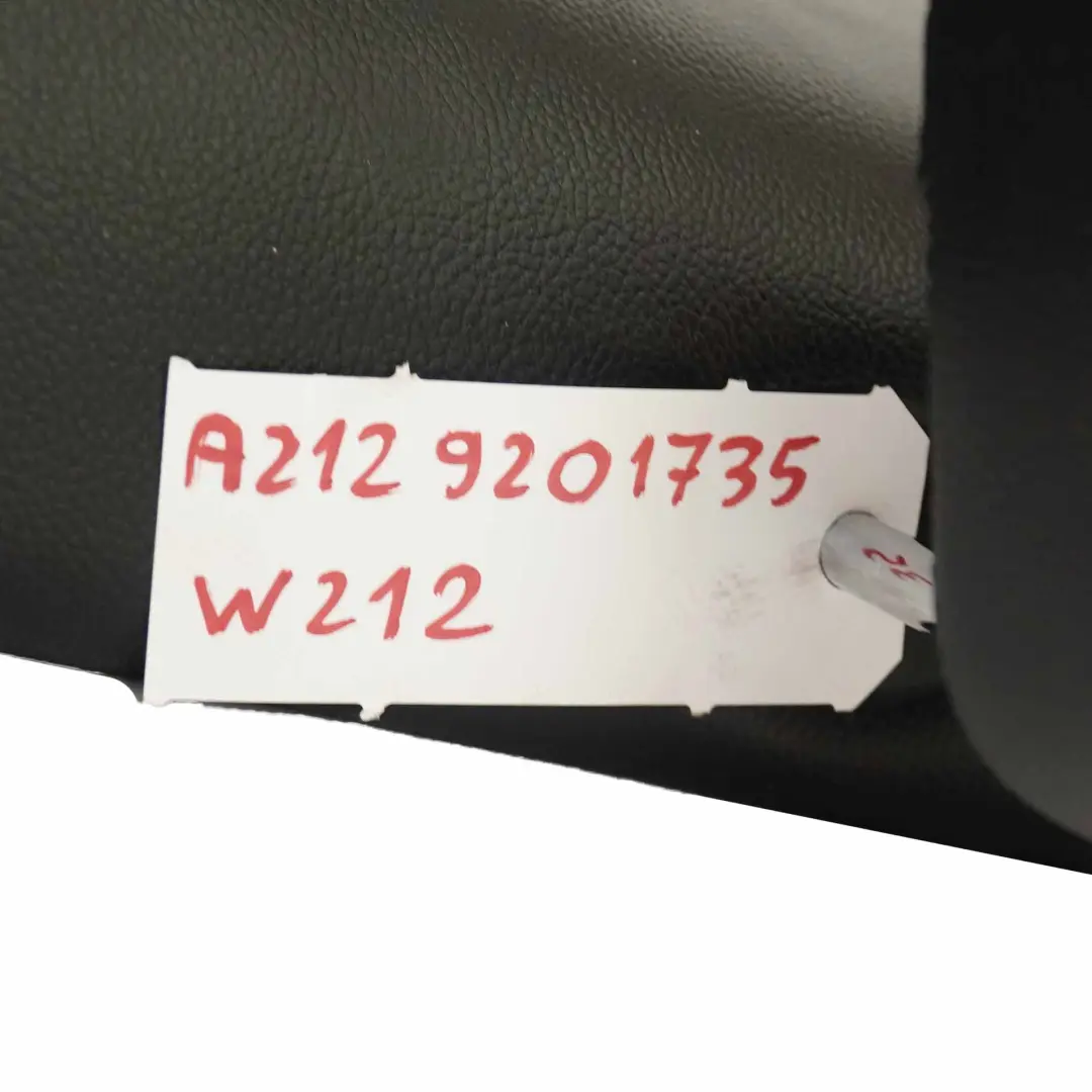 Backrest Back Cover Imitation Leather Black to Mercedes W212 Saloon Rear Seat with Part number A2129201735 Mercedes W212 Saloon Rear Seat Backrest Back Cover Imitation Leather Black - SKU A2129201735 - Part number A2129201735