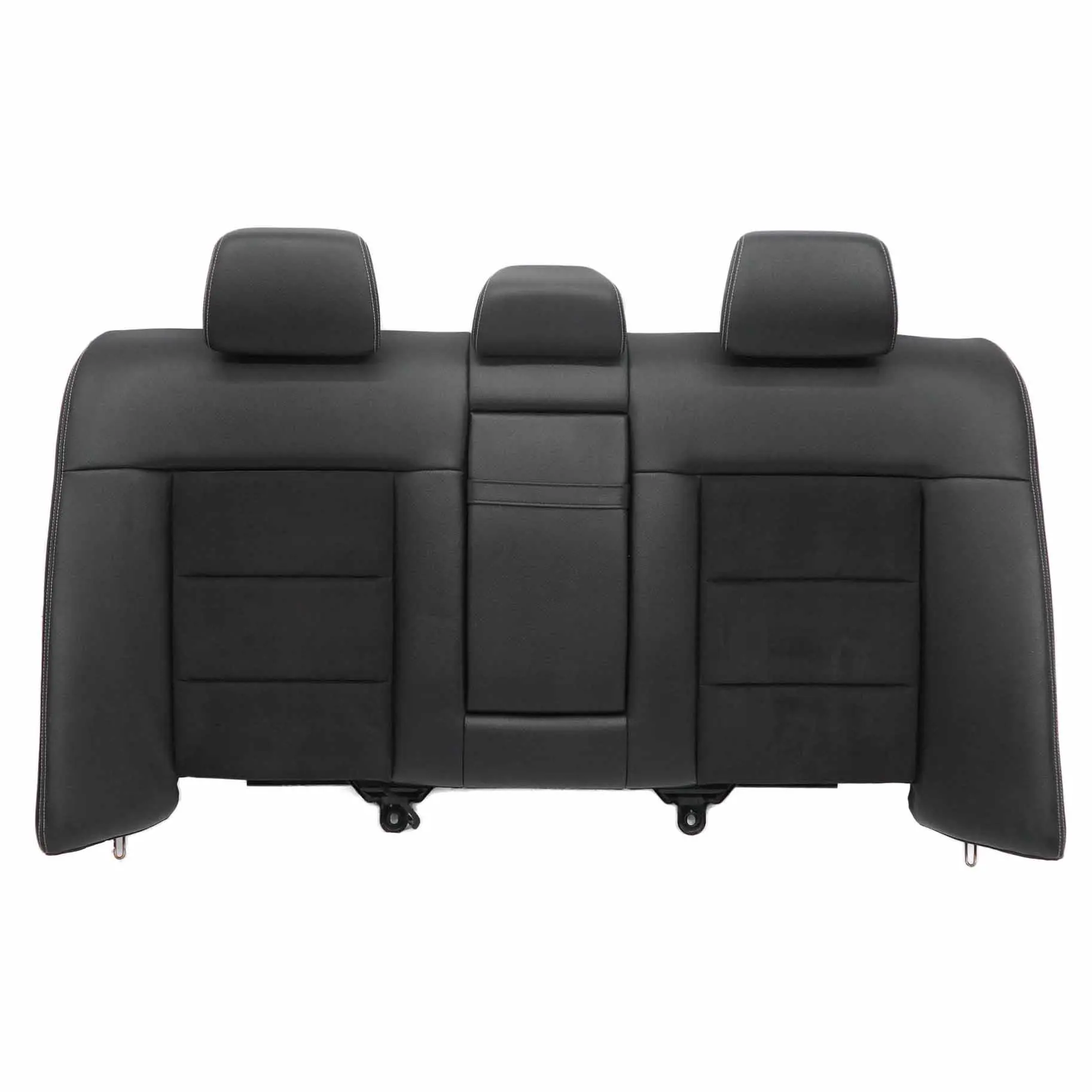 Mercedes W212 Saloon Rear Seat Backrest Back Rest Cover Black Cloth Leather