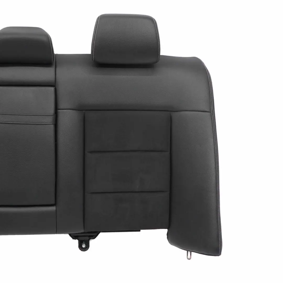 Mercedes W212 Saloon Rear Seat Backrest Back Rest Cover Black Cloth Leather - SKU A2129201835 - Part number A2129201835