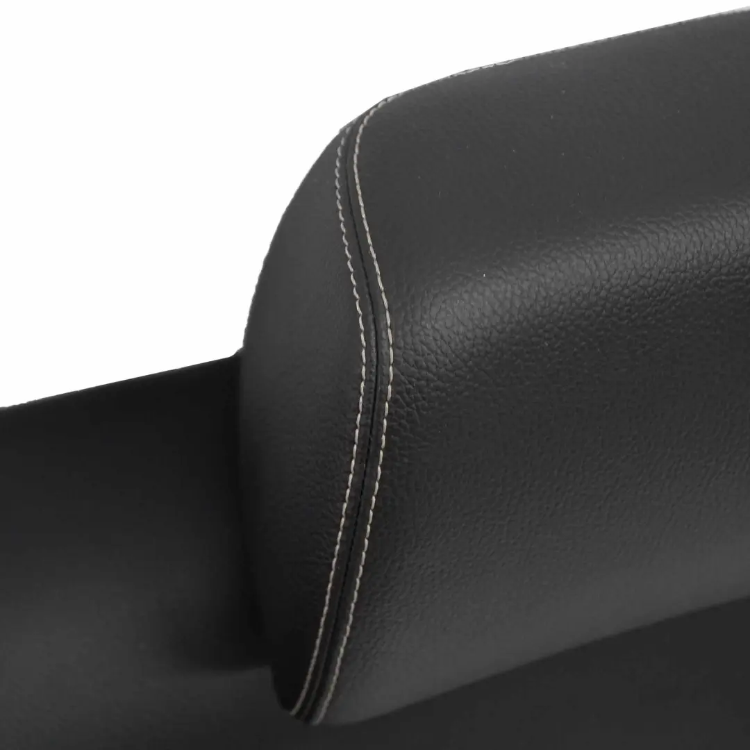 Mercedes W212 Saloon Rear Seat Backrest Back Rest Cover Black Cloth Leather - SKU A2129201835 - Part number A2129201835