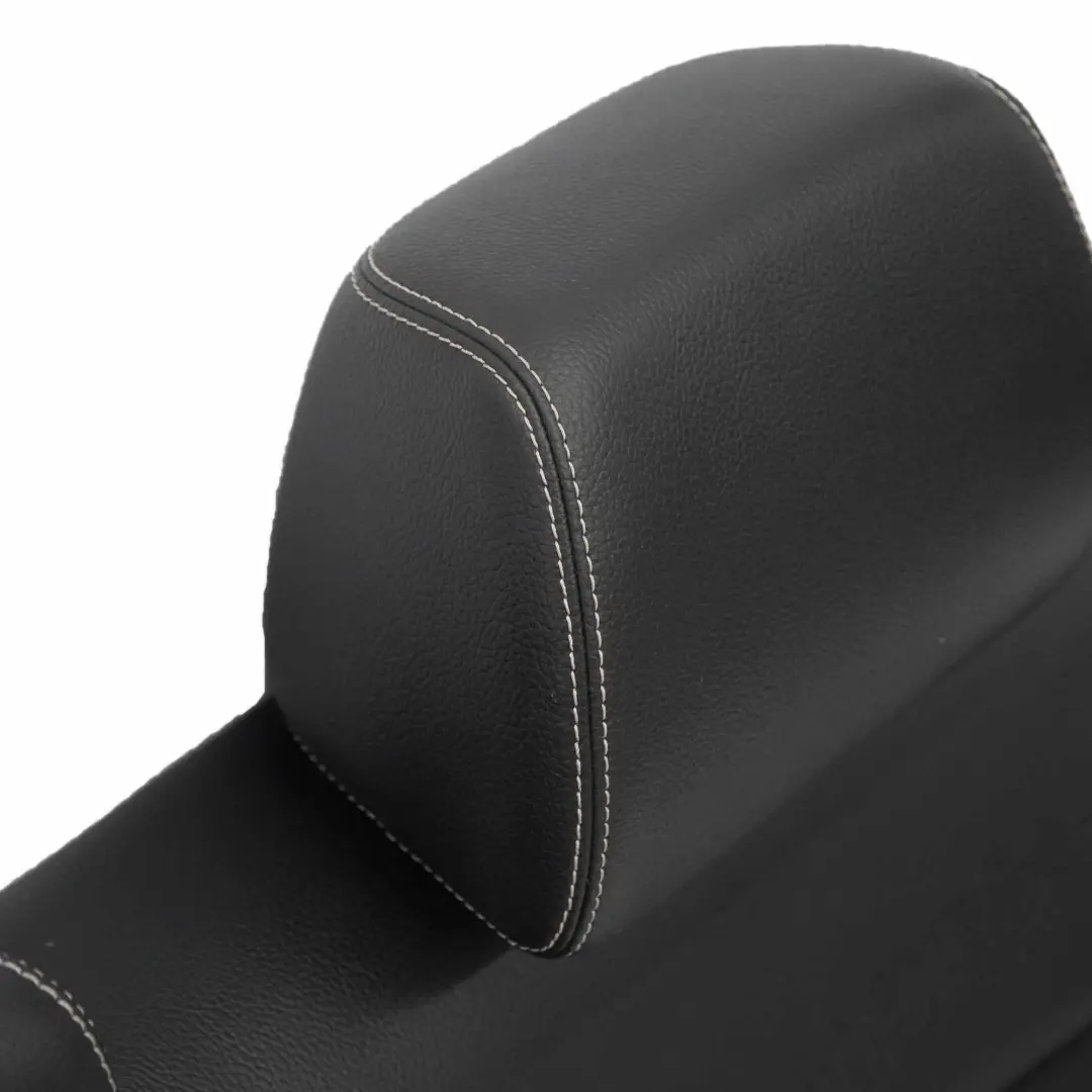 Mercedes W212 Saloon Rear Seat Backrest Back Rest Cover Black Cloth Leather - SKU A2129201835 - Part number A2129201835